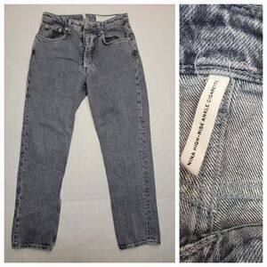 Rag And Bone Jeans Womens Size 27 Nina High Rise Ankle Cigarette Button Fly